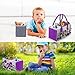 QILUCKY Toniebox Bag Accessories Protective Cover Organiser with Figures Storage Lots of Space Bag for Toniebox Starter Set (Purple)