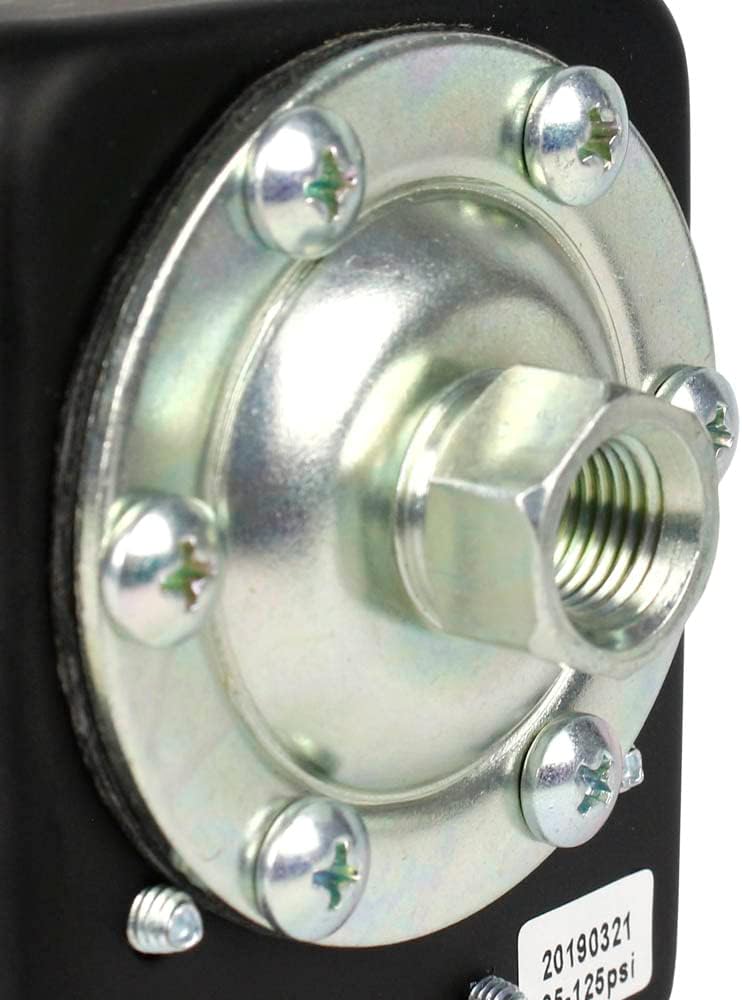 lefoo HD 22 Amp 105-135 PSI Air Compressor Pressure Switch Control All Metal Housing