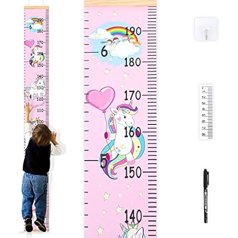 Mulaibdin Unicorn Height Chart for Kids Cover