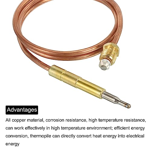 QUARKZMAN 750mv Thermosäule Gas Kamine Thermoelement M9 für Frittierofen Stromerzeuger Gas Friteuse Herd Backofen Wasser Heizgerät Ersatz Teile 24