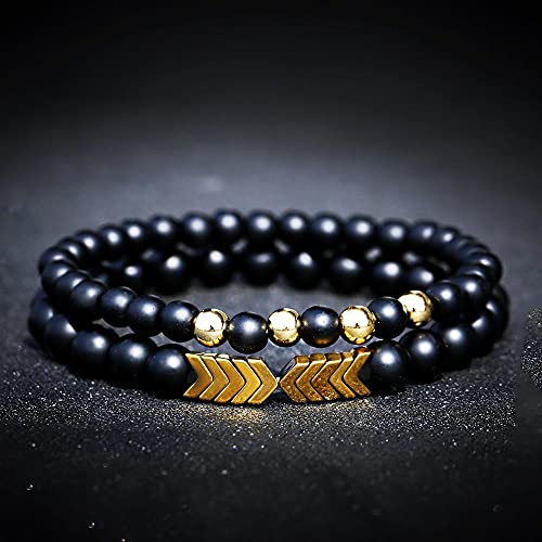 Material: Natural Stone,Size: About 165-245mm,-Gold bracelet_19 centimeters