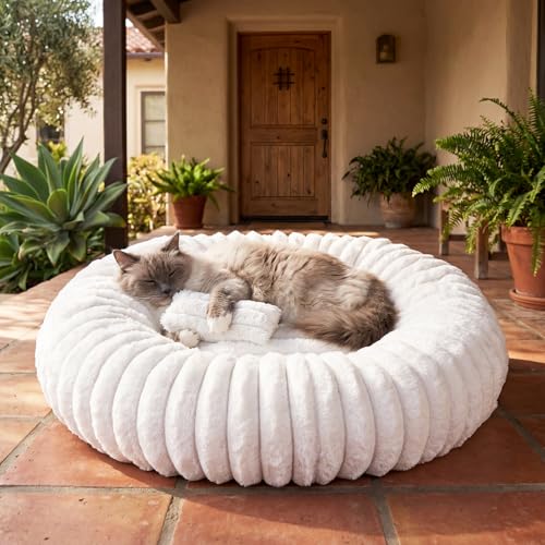 Self-Warming Cat & Small Dog Bed (Egg Tart Shape)