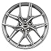 Produktbild 4x Borbet Felgen Alufelgen QX 8x19 ET44 5x112 hyper black silver kompatibel mit VW Beetle Caddy e-Golf Eos Golf ID.3 Jetta Passat Tiguan Touran T