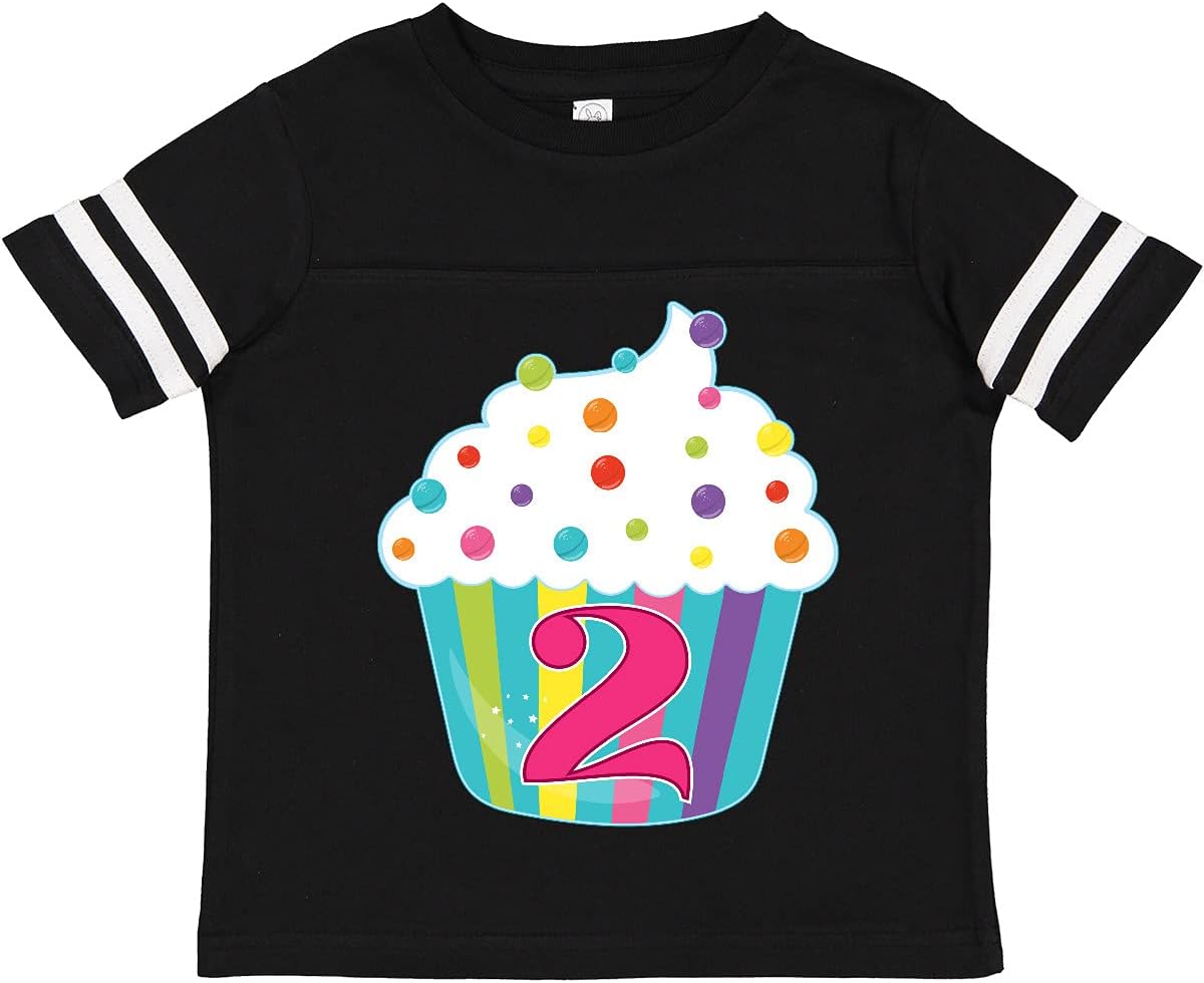 inktastic 2nd Birthday Cupcake Toddler T-Shirt