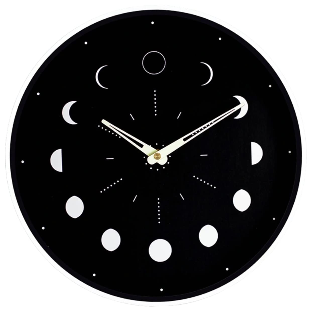 Horloge murale lumineuse silencieuse MAGICLULU pour embellir un mur sombre