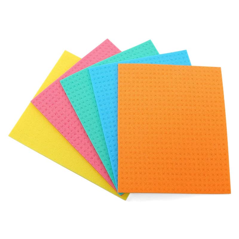 Sponge Wipes for Kitchen & Home Cleaning, Biodegradable Material, Super Absorbant (Multicolor) (B099X41HNQ) Amazon Price History, Amazon Price Tracker