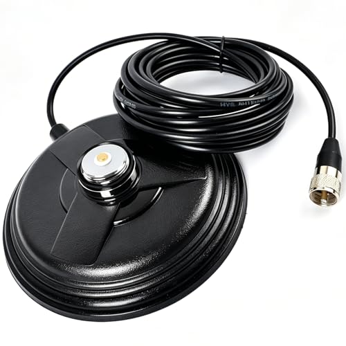 Support magnétique CB avec câble 61cm idéal pour vos trajets en camion et 4x4