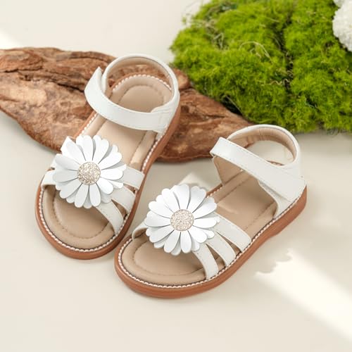 Image of Kiderence Toddler Girls Sandals Little Girls Kids Summer Shoes Toddler Sandals