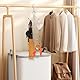 BelleVive Schalhalter mit 12 Fächern, Handtaschenhalter mit 360°-Drehhaken, Schal-Organizer, Schalhalter für den Schrank, für Tücher, Schals, Gürtel, Handtasche und Baseballkappe