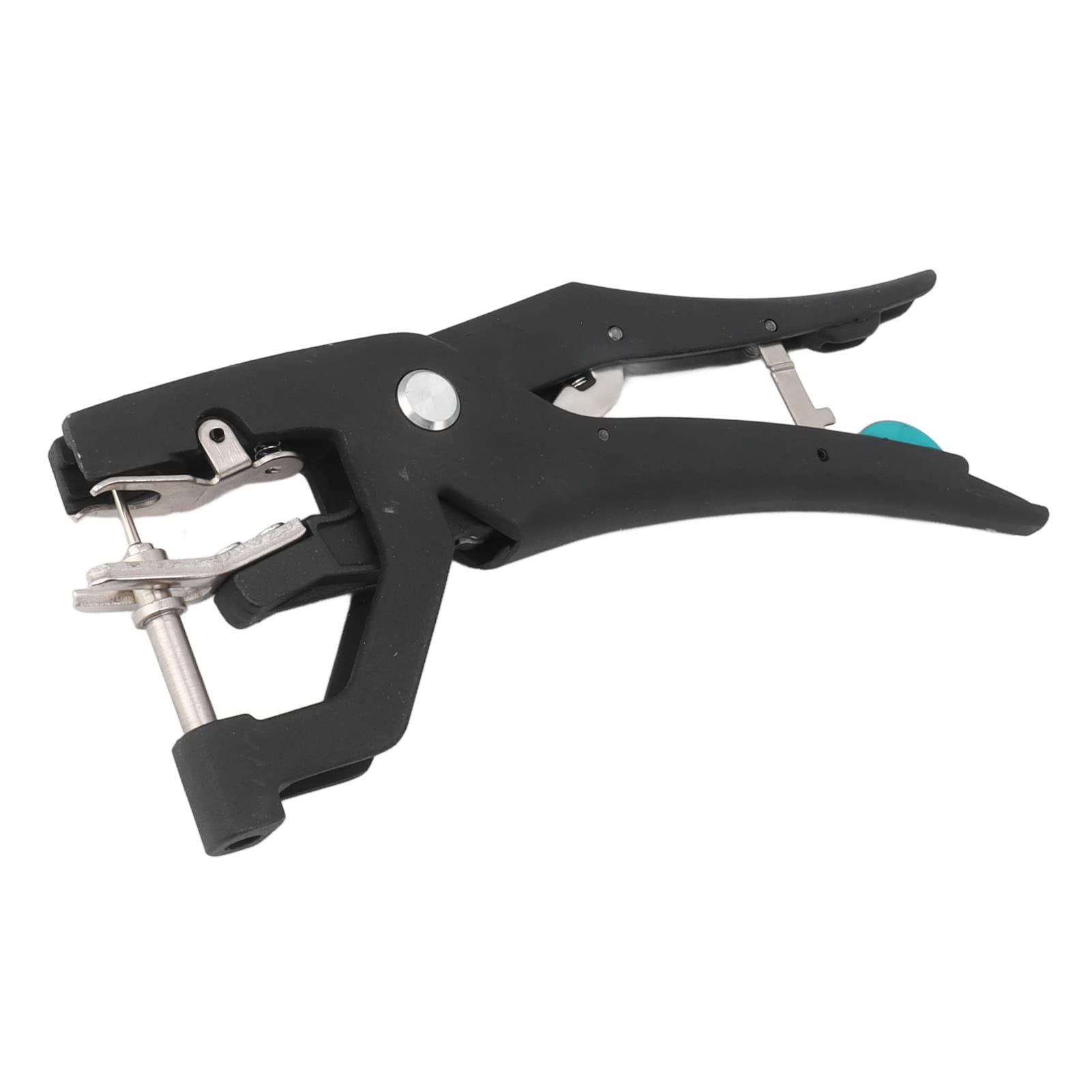 Hydraulische Ohrmarkenzange, Automatischer Rückprall, Legierter Stahl und Kunststoff, Spart Zeit und Mühe. Ohrmarkenstanzer mit Komfortablem Griff für den Bauernhof
