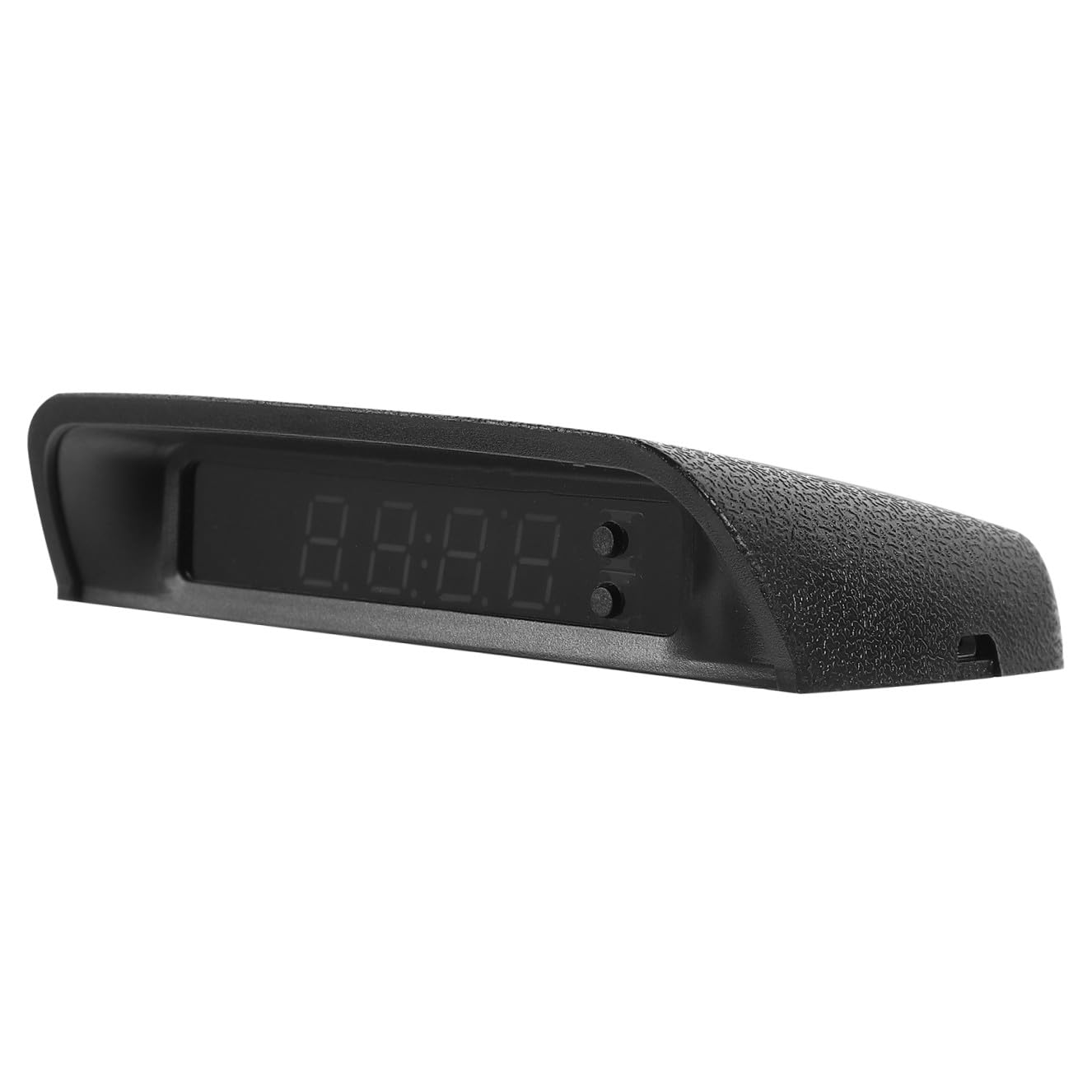 Reloj para Coche con Termómetro Solar Reloj Electrónico de Alta Precisión con Automático de Brillo Pantalla LED Visible Día y Noche Instalación sin Taladro de Energía y Fácil