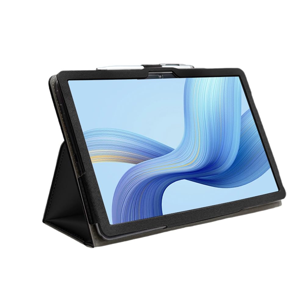 Custodia In Pelle PU Con Funzione Sveglia/sonno Per Tablet DOOGEE T10S 10.1 Pollici, Nera, Antiurto E Antigraffio - 2