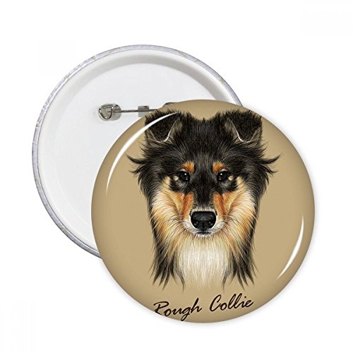 Badge Colley à poil long pour personnaliser vos vestes et sacs au quotidien