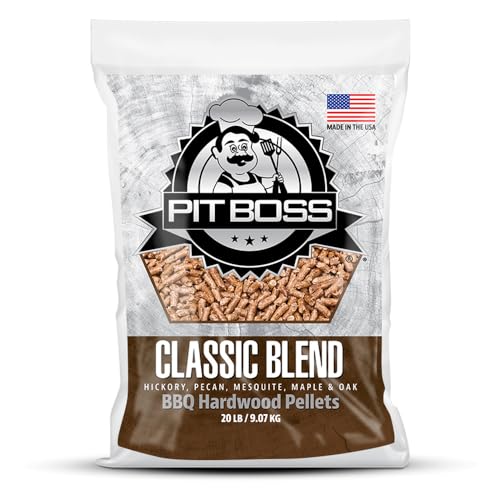 Pit Boss Grill Fuel All Natural Wood Pellets 9kg - Classic Blend Pit Boss Grill Fuel All Natural Wood Pellets 9kg - Classic Blend