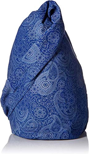 Image of BTP! Thai Cotton Hippie Hobo Sling Crossbody Bag eco Friendly Shopping bag Paisley Print Large