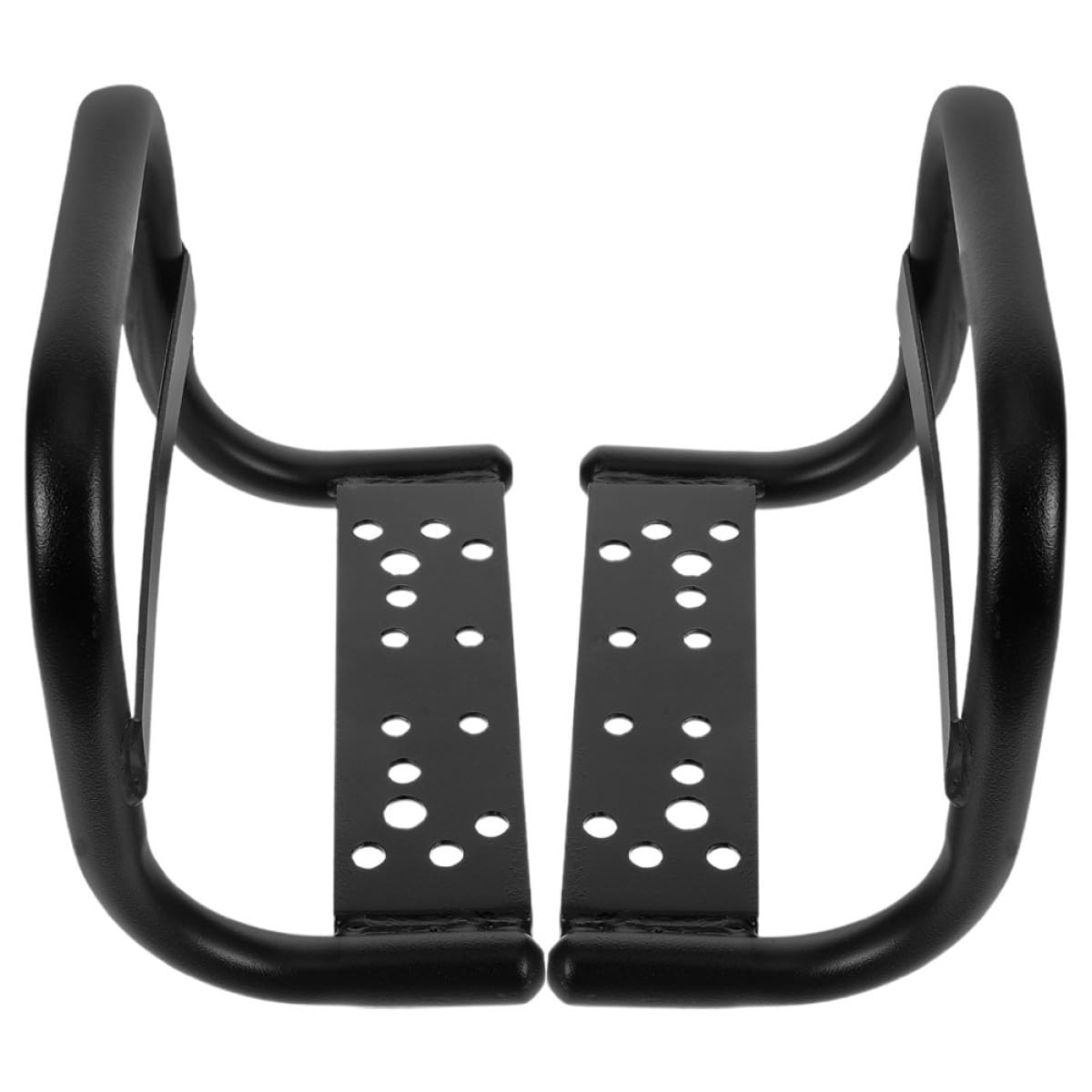 Alipis Bracciolo Sedile Posteriore Protezione di Sicurezza e Supporto Confortevole 2pezzi Nero in Metallo per Bicicletta Elettrica e Monopattino per Passeggero