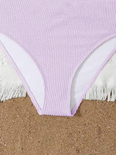 Image of RoseSeek Girl's 2 Piece Padded Bathing Suit Wireless Starfish Swimsuit Spaghetti Strap Vacation Beachwear Set