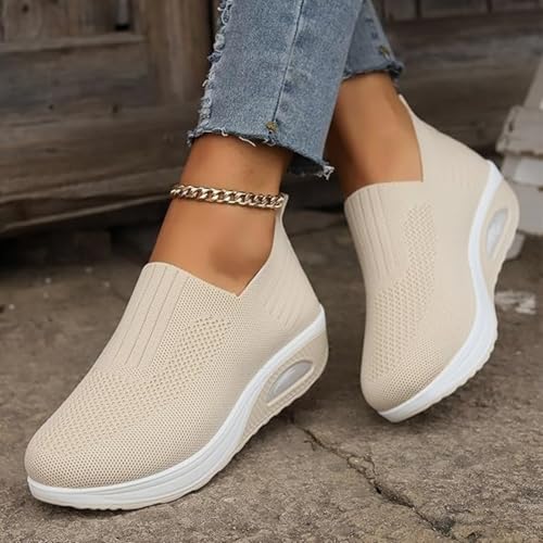 Everwalks Cute & Comfy Orthopedic Shoes, Women Soft Sole Non-Slip Breathable Arch Support Slip On Walking Sneaker4