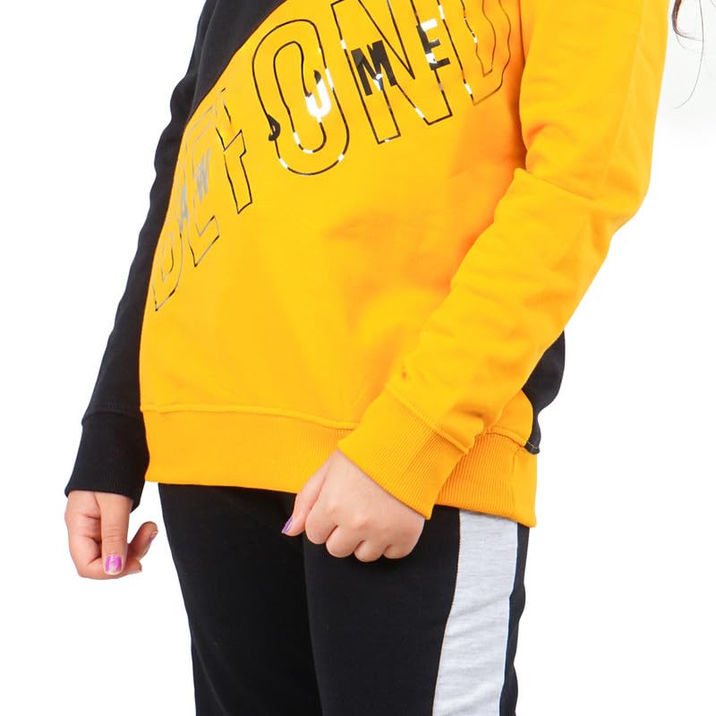 Image of Real Basics Girls Cotton Hooded Sweatshirt (Pack of 1)