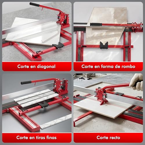 Cortador de azulejos de precisión con ángulo de tope para cerámica 8