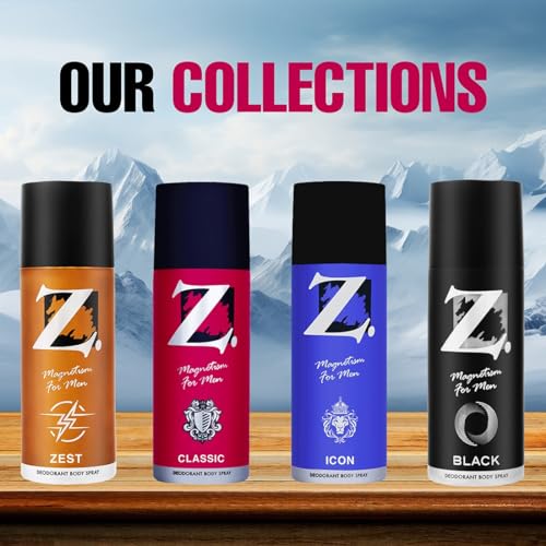 Image of Z Magnetism Classic Deodorizing Talcum Powder for Men | Signature Woody & Musky Fragrance | Fights Body Odor & Ensures Long Lasting Freshness | Suitable for All Skin Types - 100g (Pack of 2)
