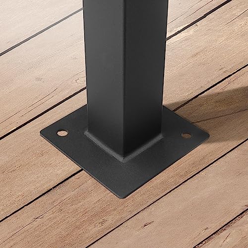 Cenador de jardín 3x4 m cenador Impermeable pabellón con 4 Partes Laterales Aprox. 220g/m² Lona de Techo en Carpa de Fiesta marrón - imagen 9