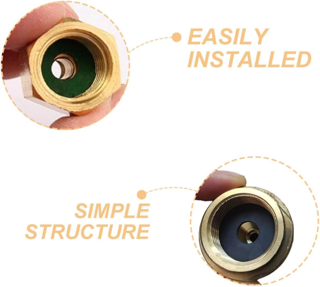 Air Conditioning Adapter Fitting Efficient Fluorination Process 1/4 Inch External Brass to 1/2 Inch Internal Converter for Enhancing Cooling Performance and Car Ac System