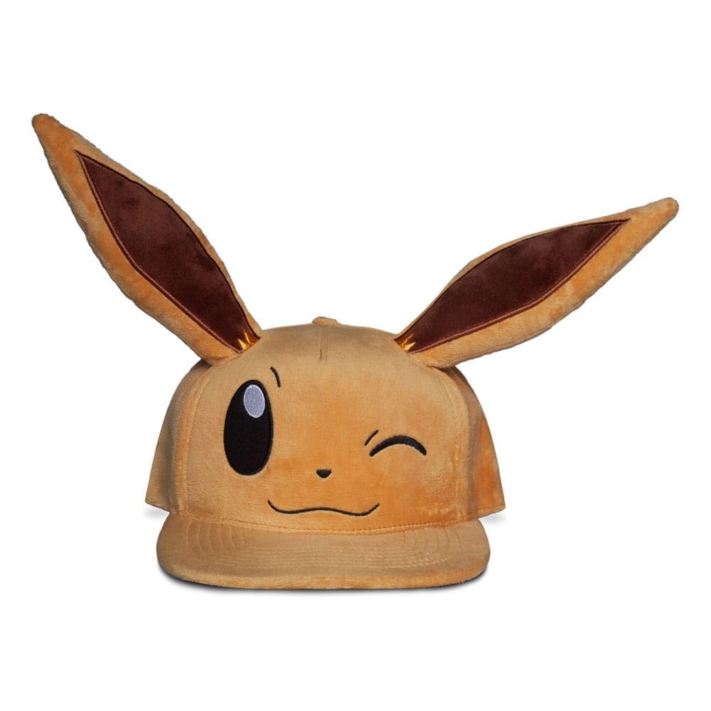 Difuzed Pokemon Winking Eevee Novelty Gorra de béisbol, talla única, marrón, Talla única