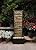 Warm Garden Illuminated Stone Cascade Waterfall Fountain – Elegant Indoor/Outdoor Water Feature with LED Lights, 38x11.6x16.3 inches