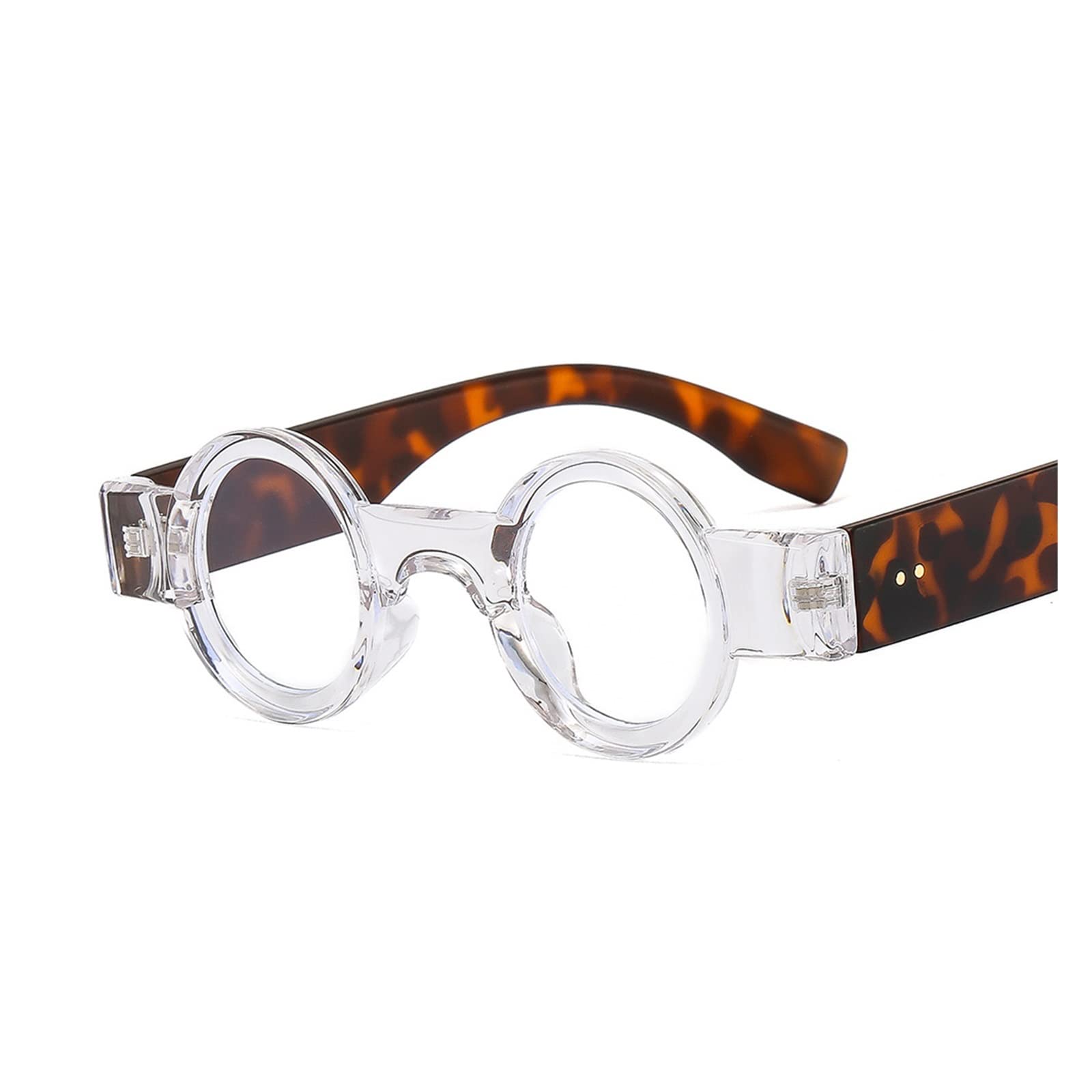 Przezroczyste małe okrągłe okulary dla kobiet moda przezroczyste okulary komputerowe retro okulary optyczne moda vintage