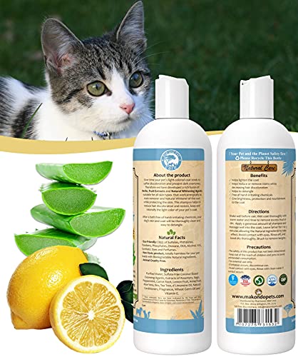 Dog Whitening Shampoo– For Dogs With White Light Colored Hair Coat Fur–White Haired Pets Shampoo For Itching Dry Sensitive Skin. Non Toxic Formula #TOP5
