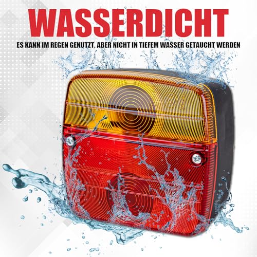 CARTMAN Rücklicht Anhänger Das Wohnwagenlicht Rücklicht Bremslichter Dies Gilt für Lastwagen, Schwere Wagen, Traktoren usw.