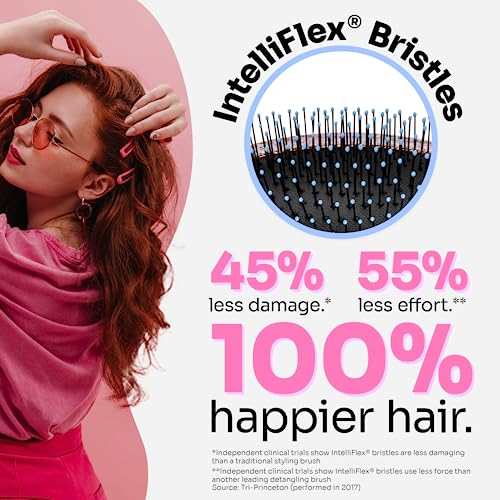 WetBrush Original Detangler Hair Brush, Ultra Soft Intelliflex Bristles to Gently Separate Knots With Ease - Image 3