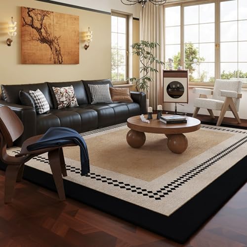 FKTEVETI 北欧 ラグ ラグマット 絨毯 長方形 おしゃれ 洗える チェアマット 絨毯 120x200 滑り止め ゲーミングチェアマット 大きい カーペット 耐磨耗性 滑り止め すべての季節に適しています 折り畳み 抗菌防臭 防音 滑り止め加工 柔ら