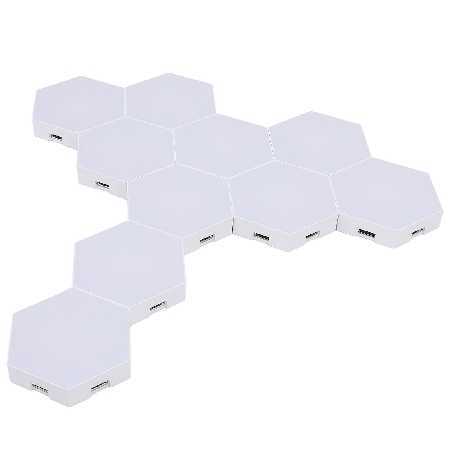 Panneaux Lumineux Hexagonaux IC RGB Contrôle Wi Fi Et Application Éclairage Décoratif Pour Salle De Jeux Fête Chambre Salon