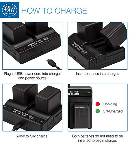 Bm 2 Vw-Vbt380 Batteries And Dual Charger For Panasonic Hc-V800K, Hc-Vx1K, Hc-Vxf1, Hhc-Wxf1, Cv510, Hcv520, Hcv550, Hc-V710, Hc-V720, Hc-V750, Hc-V770, Hc-Vx870, Hc-Vx981, Hc-W580, Hc-W850, Hc-Wxf991 #TOP4