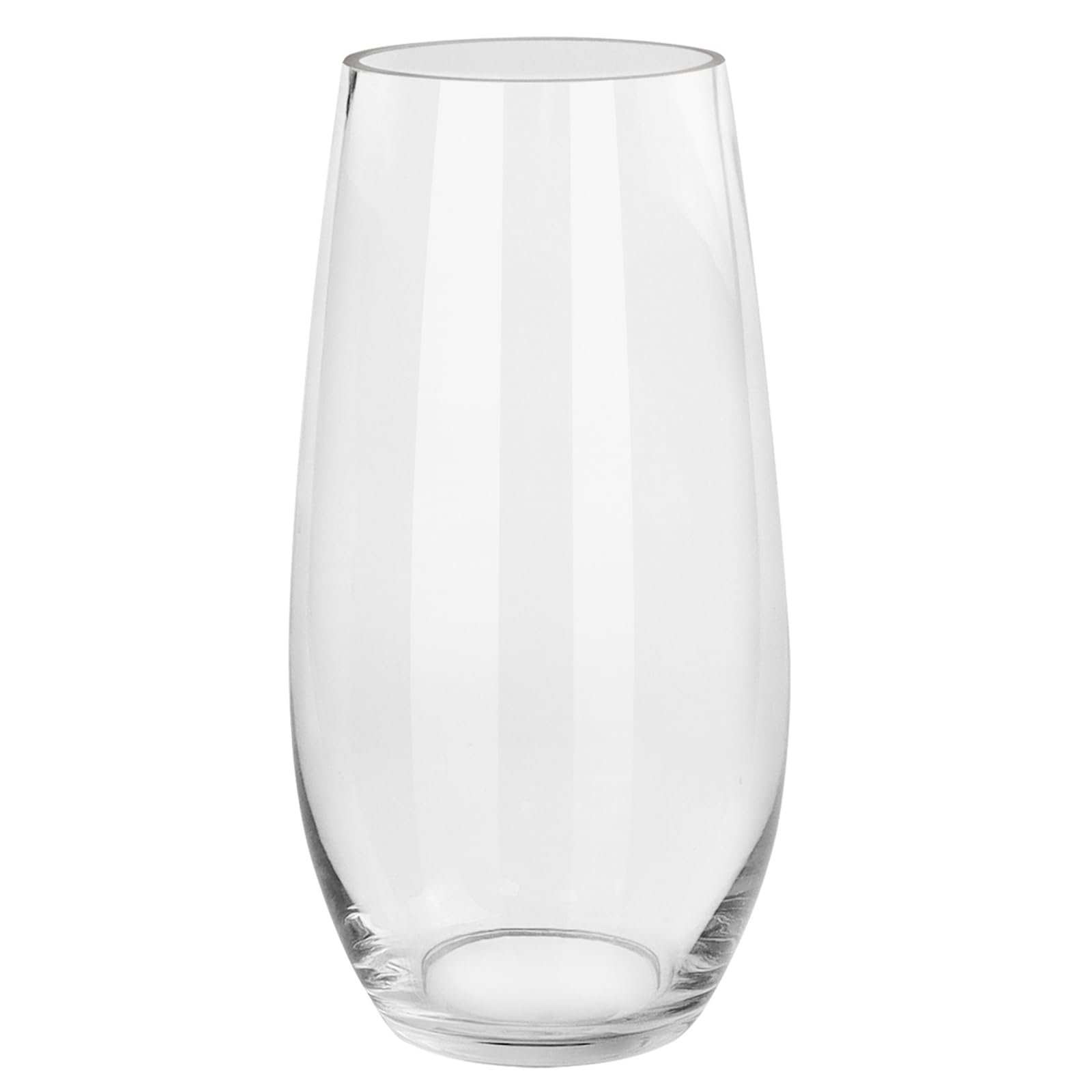 DARENYI Flower Vase 27cm Clear Large Glass Vase Modern Living Room Table Decoration Vases for Living Room, Bedroom, Dining Room