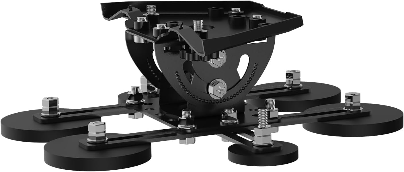 Supporto magnetico mini, adattatore con angolo di inclinazione regolabile a 20°, dotato di 6 basi magnetiche, kit di montaggio magnetico per il tetto Starlink, adatto per camper, auto, yacht e camion