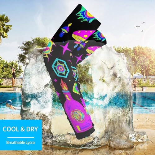 Fashion Cooling Arm Sleeves Breathable Moisture Wicking Arm Sleeves For Men4
