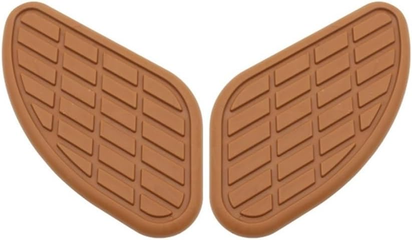 Motocicleta Cafe Racer Tanque de combustible Almohadilla lateral de tanque de gasolina Adhesivo protector de agarre de rodilla Paneles laterales