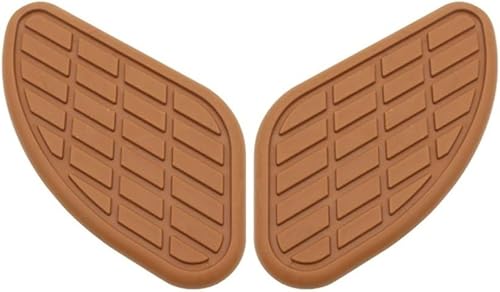 Motocicleta Cafe Racer Tanque de combustible Almohadilla lateral de tanque de gasolina Adhesivo protector de agarre de rodilla Paneles laterales