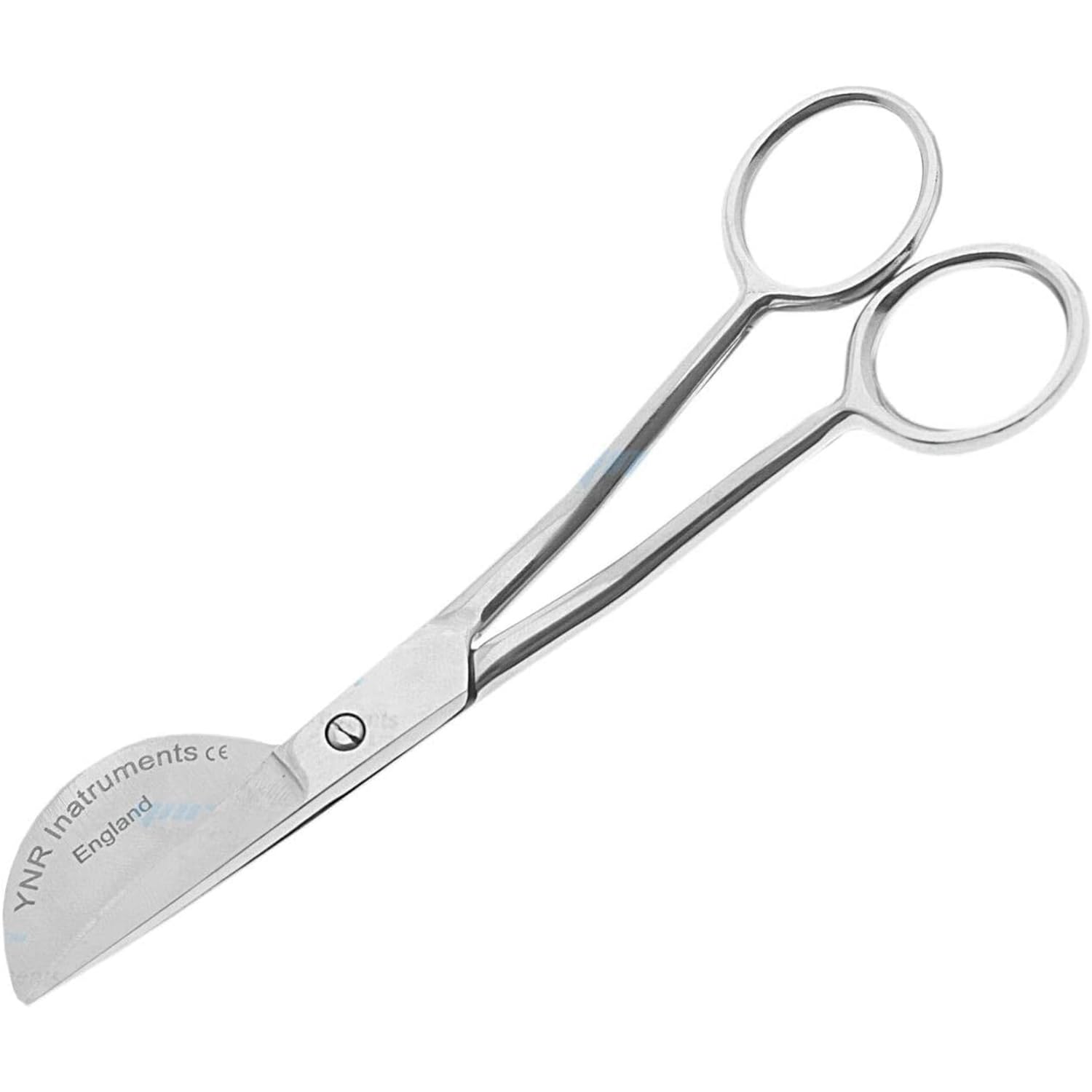 Applique Duckbill Machine Embroidery Scissors - Premium German Steel Fabric Scissors Razor, Sharp Small Sewing Tip for Optimal Precision Stitches, Sewing & Tailoring Scissor | (Silver 4”)
