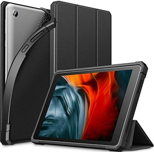 INFILAND Metrobyt-Mobile Alcatel Joy Tab 2 Case, Tri-Fold Soft Frame Cover Case Compatible with Metrobyt-Mobile Alcatel Joy Tab 2 8-inch 2020 Release Model 9032Z Tablet Only, Black