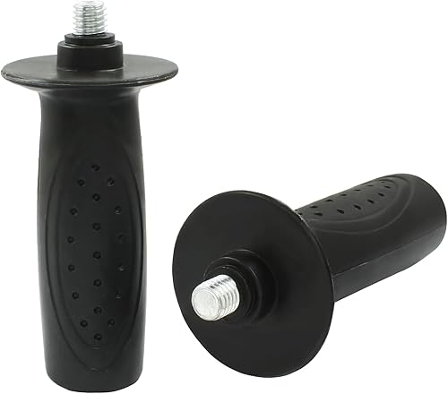 Mango amoladora angular negra de rosca M10, herramienta de mango lateral de 4.5 x 1.26 pulgadas para amoladora angular, paquete de 2 disponible en Yaxa Colombia