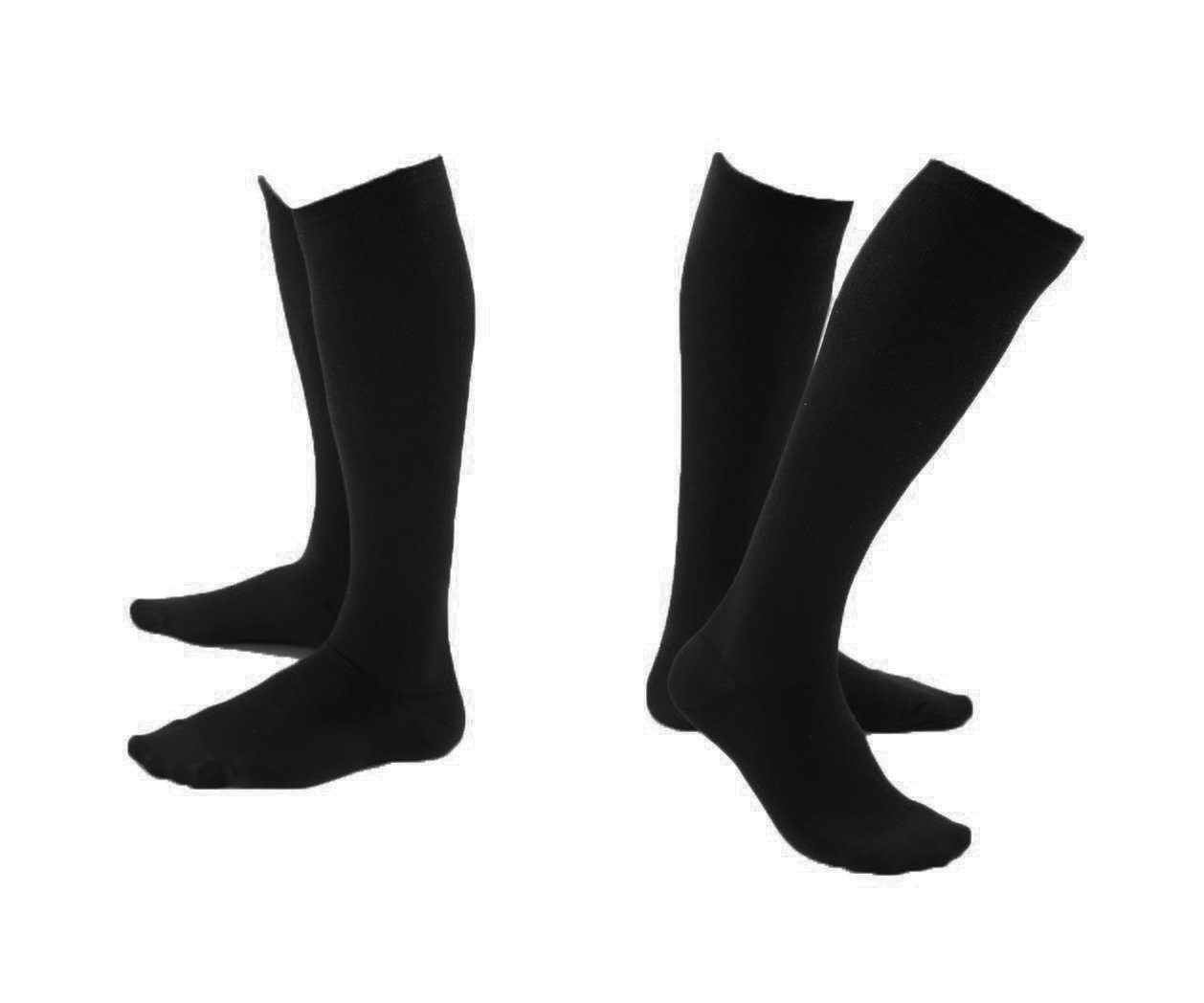 Chaussettes compression homme silca coton reposant 15 mmHg Noir XXL