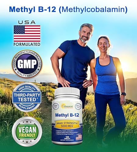 aSquared Nutrition Max Strength B12 Tablets