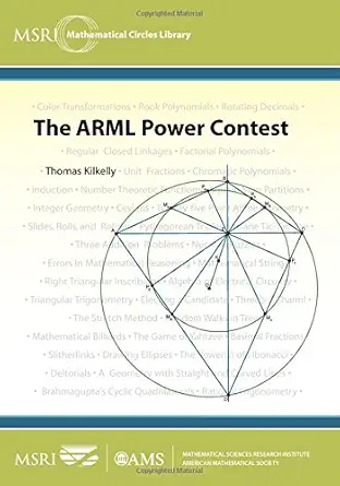 The Arml Power Contest (MSRI Mathematical Circles Library) - E-Book - img
