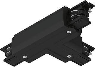Paulmann 91381 ProRail3-Sistema de raíles en T (167,5 x 101 mm, máx. Riel para Techo (Metal, plástico, 3680 W), Color Negro