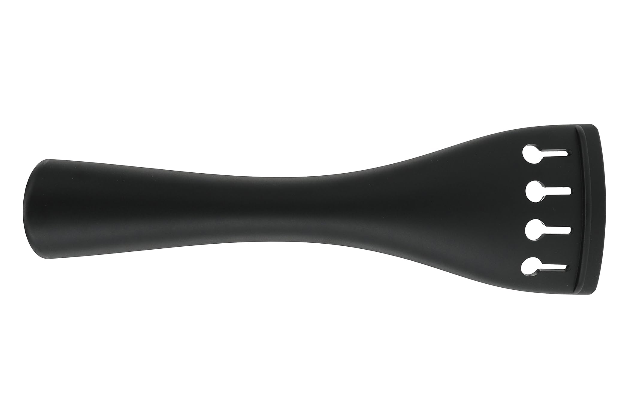 Wittner 265121 Cordal Contrabajo Ultra 3/4 - plástico de alta tecnología - ultraligero - forma de tulipán - con cordón de acero inoxidable - negro