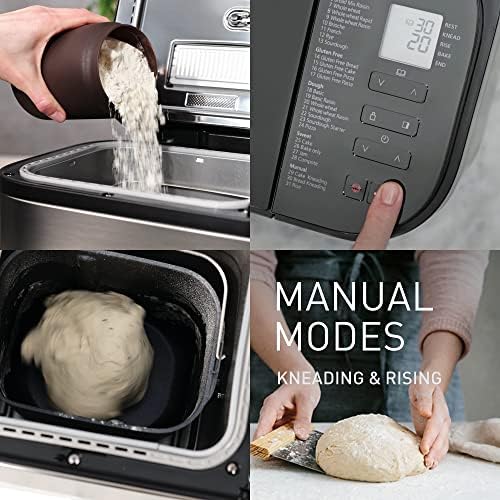 Panasonic SD-YR2550SXC Fully Automatic Breadmaker, Horizontal Design and Yeast Dispenser, 31 Automatic Programmes,, Dual Temperature Sensors, 13 Hours Digital Timer, Silver